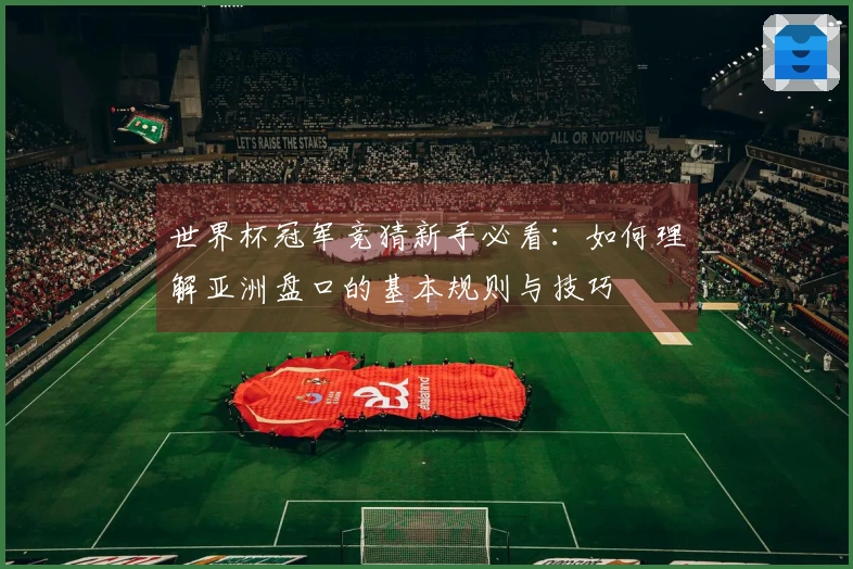 世界杯冠军竞猜新手必看：如何理解亚洲盘口的基本规则与技巧