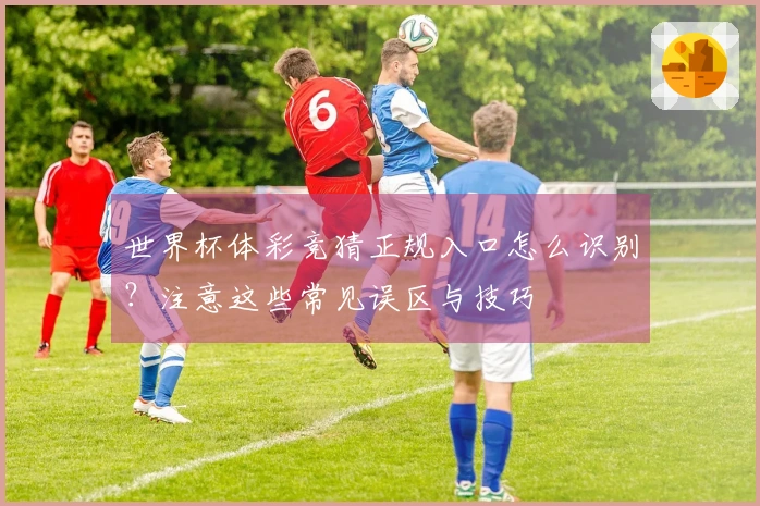 世界杯体彩竞猜正规入口怎么识别？注意这些常见误区与技巧