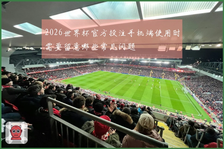 2026世界杯官方投注手机端使用时需要留意哪些常见问题